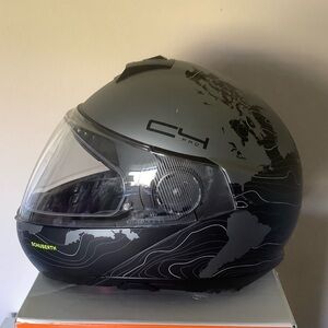 SCHUBERTH C4 PRO DOT Magnitudo Black Helmet w/ Schuberth SC1 Communication, XL.